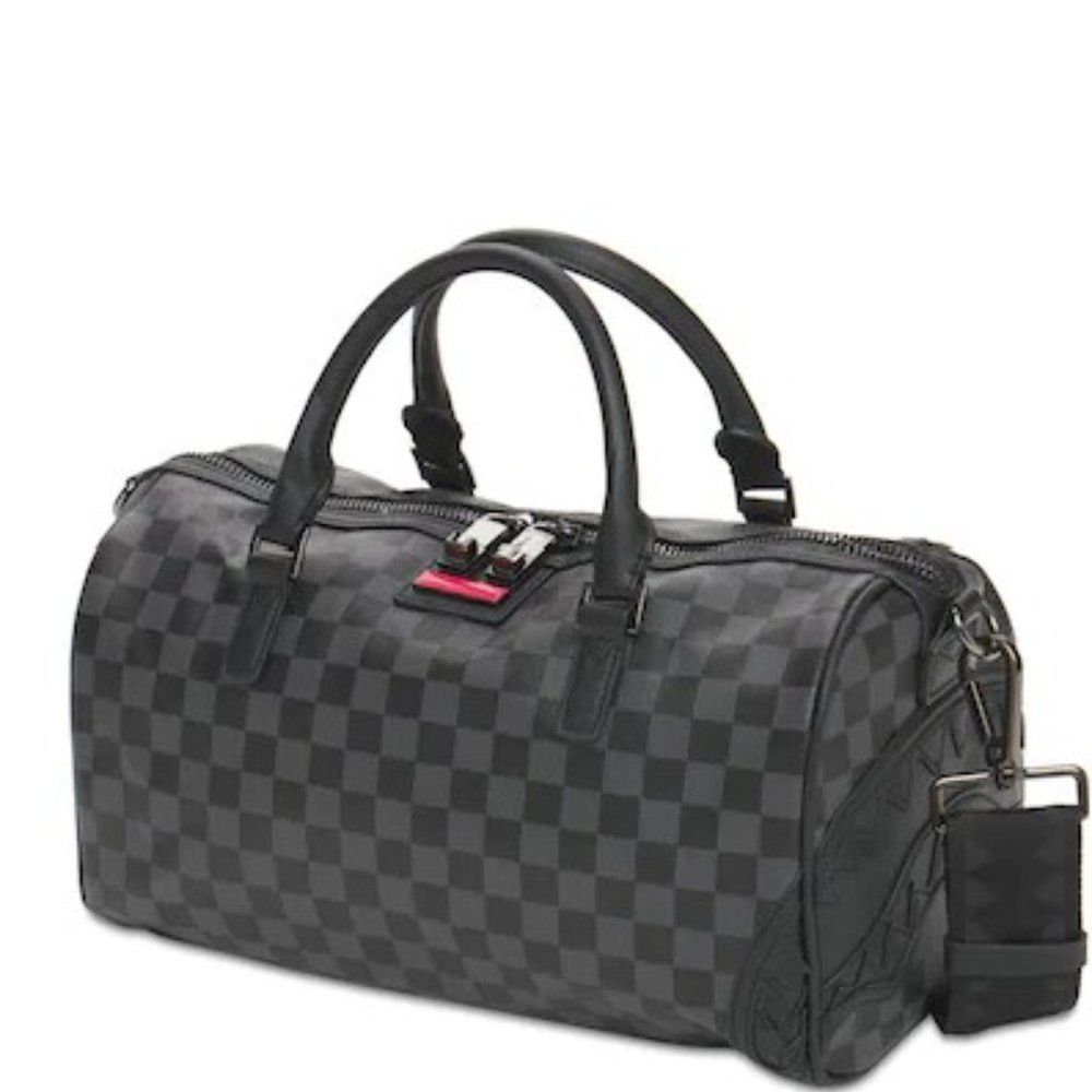 Sprayground Henny Black & Gray Mini Duffel Satchel - Flawless  - Rare - Like New